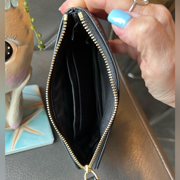 Coach Zip Wristlet - Brushed Brown Multi Color Plaid - DISCONTINUED - Picture 5 of 9